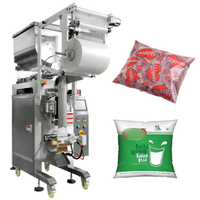 Machine d'emballage automatique de sachets de chocolat, de lait et de cacao, pour le remplissage et le scellage de sachets d'huile et de pâte épaisse (harissa)