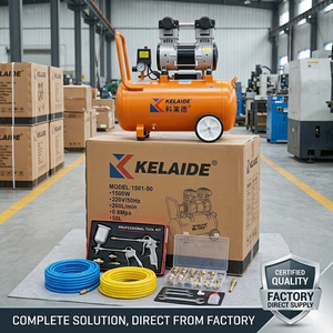 KELAIDE 50L Reciprocating <b>Air</b> Compressor 1500W 2HP Portable Industrial Model AC Powered 220V 0.8Mpa Quiet Operation - Product Image 6