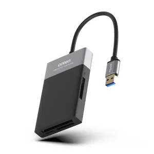 Hub usb duplo 7 em 1, tipo c para 4k @ 30hz thunderbolt 3 usb 3.0 sd tf hub para macbook