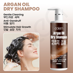 Luxfume 250ML Champú seco normal orgánico para adultos Uso diario Anticaspa e hidratante para cabello graso o irritable - Product Image 4