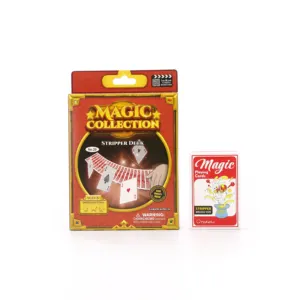Hot Selling Customizable Disappearing Poker Box Magic Trick Easy to Do Stage Performance for Kids Made from Paper