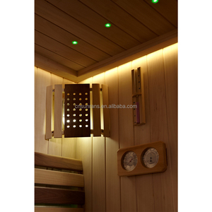 Sunrans 2 persone in legno massello <span class=keywords><strong>Sauna</strong></span> di lusso tradizionale stufa interna riscaldata stanza <span class=keywords><strong>Sauna</strong></span> - Product Image 5