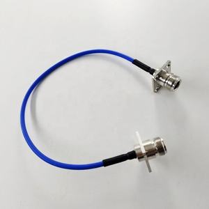 Conector Hembra N con Brida Cuadrada de 25.4 mm, Antena de 400 mm, Cable Coaxial RF RG402 con Cubierta Semiflexible de FEP, Conjunto de Cable de Puente Eléctrico - Product Image 4