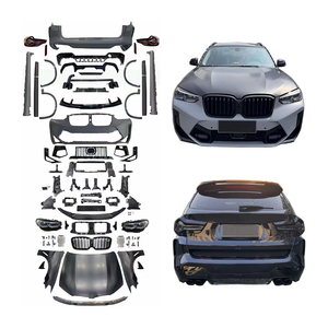 Kit de carrosserie F97 2023 pour BMW X3 (F25) 2010-2017 : Amélioration et modification avec pare-chocs avant et arrière, jupes latérales, capot, phares et sorties d'échappement - Product Image 1