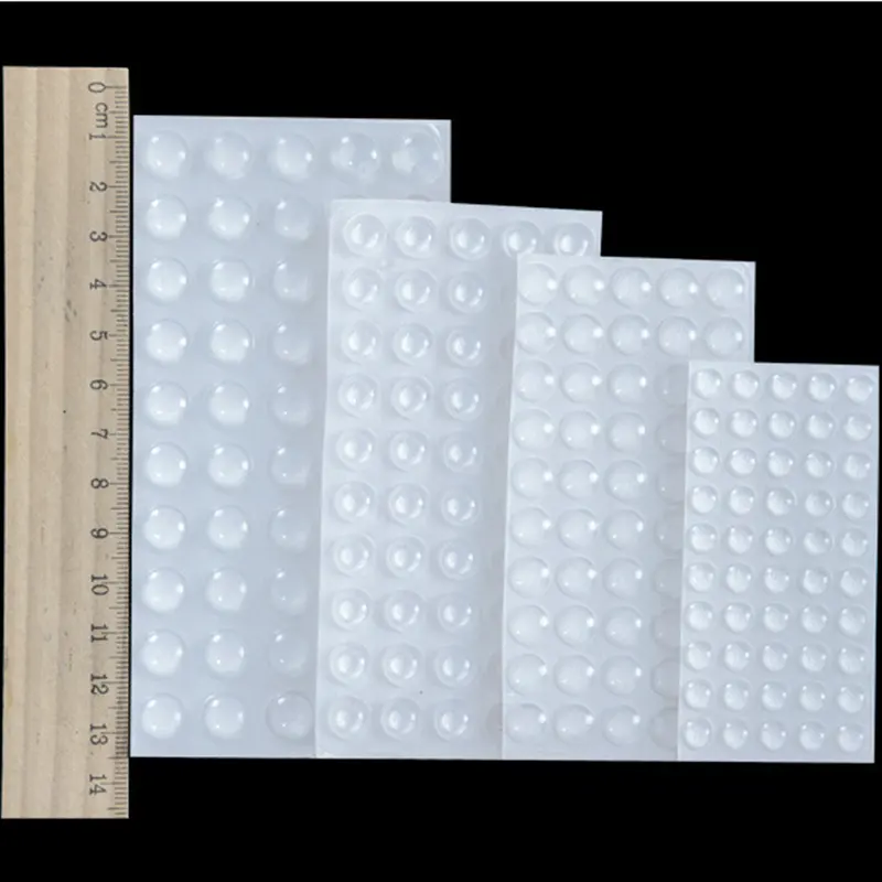Clear self-adhesive rubber feet /rubber feet adhesive bumper pads/self adhesive transparent bumpers clear pad
