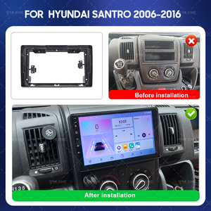 Cadre de Navigation d'autoradio de sortie d'usine pour Hyundai Santro 2006-2015 Dodge Ram 2500 Peugeot Boxer cadre de voiture Android Automobile - Product Image 6