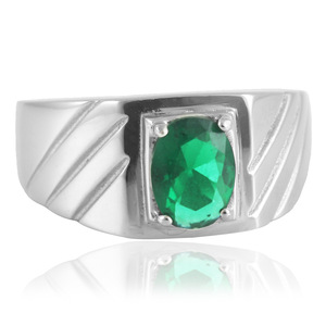 Women's Geometric Crystal <b>Ring</b> Stainless Steel Everyday Wear Punk Style - Product Image 1