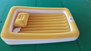 Giường Trẻ Em Bơm Hơi Giường Thổi Khí Giường Cho Bé Phòng Ngủ Di Động Gấp Nệm Nhỏ Cho Bé Vườn Cắm Trại Du Lịch - Product Image 3