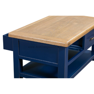 Mesa de centro de madera 2 cajones La mejor opción Muebles de sala de estar de madera promocional ODM Roble/Pino/Acacia Madera maciza Proveedor vietnamita - Product Image 4