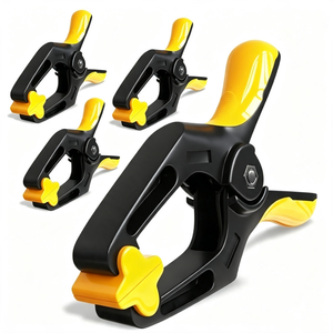 <span class=keywords><strong>Pince</strong></span> à ressort à <span class=keywords><strong>grande</strong></span> <span class=keywords><strong>ouverture</strong></span> en forme de A, pinces à serrage rapide en plastique résistant à l'usure pour le travail du bois, la construction de maquettes et la réparation à domicile - Product Image 4