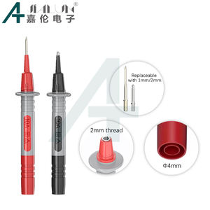 JIALUN 1000V 10A マルチメータプローブ + 交換可能な金メッキ針 4mm ジャック 多目的テストペンキット - Product Image 3