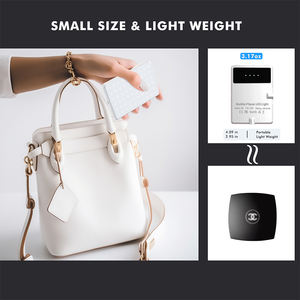 ไฟวิดีโอแบบคลิปเซลฟี่แบบชาร์จไฟได้ไฟสีเต็มรูปแบบแบบพกพา360สำหรับการบันทึกวิดีโอการประชุมซูม vlogs TikTok - Product Image 4