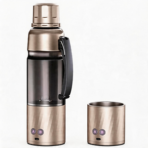 Extracteurs de jus électriques professionnels <span class=keywords><strong>pour</strong></span> smoothies, mélangeurs avec fonction de chauffage, 6 lames, batterie rechargeable 6000 mAh - Product Image 2