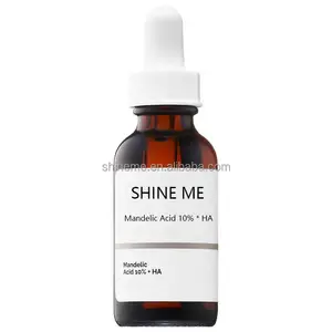 OEM Acne and Blemishes Uneven Texture Treatment Gentle Peeling Exfoliation Facial Serum Mandelic Acid 10% With HA Serum