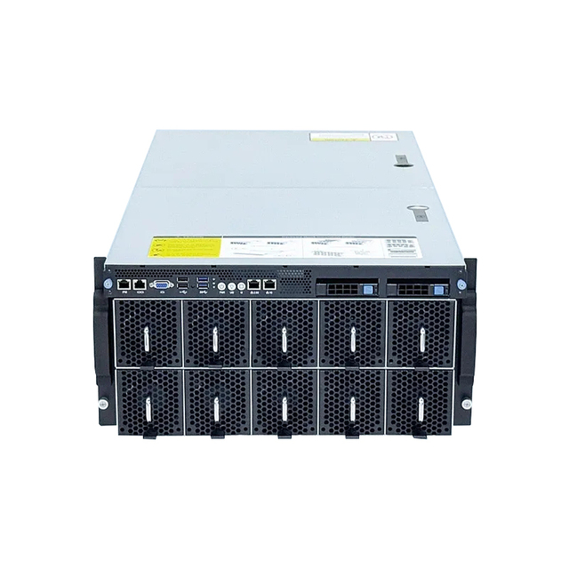 5U ATX Rackmount GPU Server Chassis Aluminum Alloy Standard System CRPS Redundant Power Supplies NVMe Backplane 14 Cooling Fans