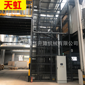 Elevador Hidráulico de Carga Rainbow 2600x2200mm con Transportador Rodante para Uso en Fábrica - Product Image 1