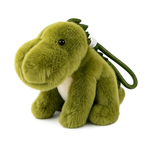 Nouveau porte-clés <span class=keywords><strong>dinosaure</strong></span> vert en peluche, jouet doux rembourré pour animaux de compagnie, breloque de sac, cadeau d'anniversaire pour enfants, adolescents et adultes - Product Image 5