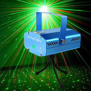 Mini projecteur laser 5W en alliage d'aluminium à contrôle sonore pour Noël, <span class=keywords><strong>DJ</strong></span>, discothèque et scène - Product Image 1