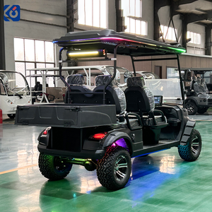 Voiturette de golf électrique neuve de la marque CAMP, 4 places, batterie 72V, tout-terrain, certifiée CE, longue portée, <span class=keywords><strong>pour</strong></span> hôtels et complexes hôteliers - Product Image 4