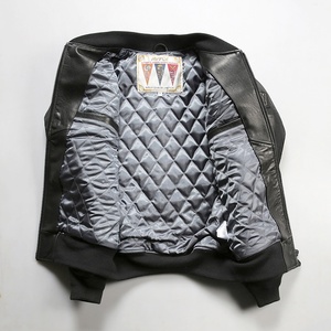 بيع بالجملة ملابس من الشركة المصنعة الأصلية عالية الجودة الصين طيار مفجر الرجال البيسبول بطانة القطن الحقيقي - Product Image 3