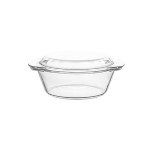 Bol en verre de haute qualité en borosilicate résistant à la chaleur, compatible four et micro-ondes, avec couvercle en verre - Product Image 5