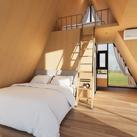 Kawagebo Kamp (KK) S390Pro 39 ㎡   Casa Prefabricada Modular de Lujo en Forma de A, Villa Prefabricada de Acero, Casa Pequeña Portátil