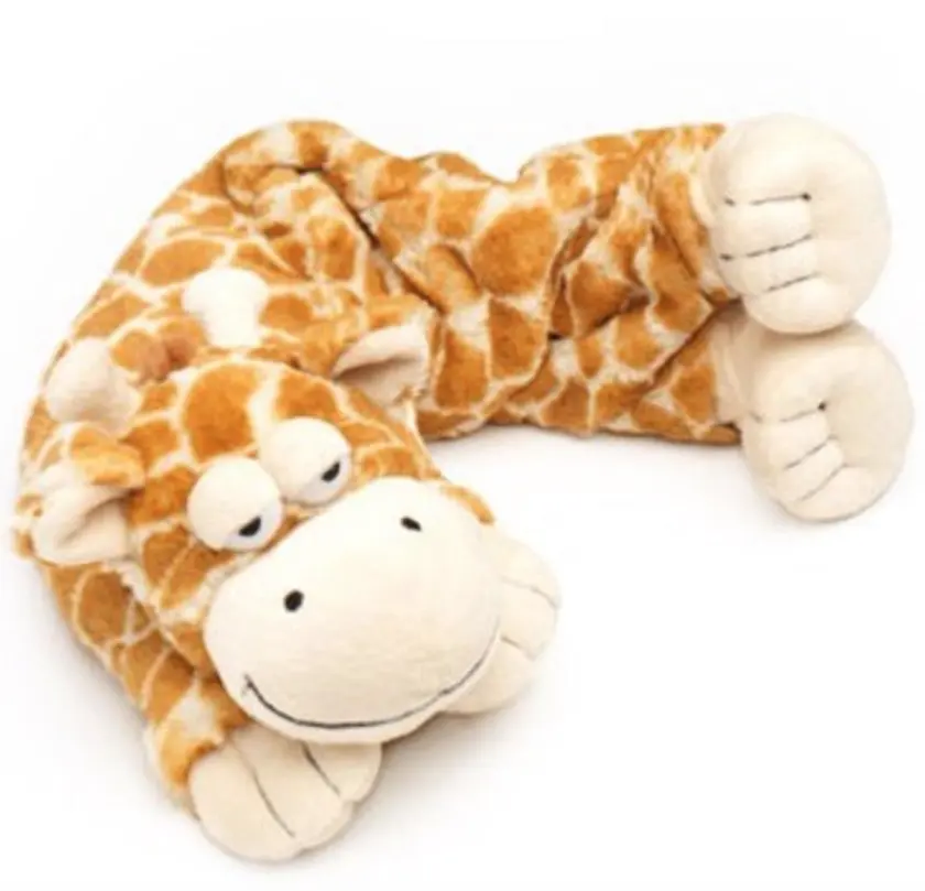 Wild Warmers giraffe shaped microwave seed pillow heat microwave herbal pillow for neck