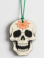 TURUI Cadeau d'Halloween Design Horreur Moderne Cool Portable Parfum de Voiture Personnalisé Différentes Senteurs Désodorisant en Papier 3 Ans