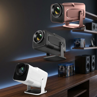 Mini Proyector Inteligente Portátil HY320 con Soporte Giratorio de 180 Grados, 720P Nativo, Decodificación 4K, WiFi 6, 73 390 ANSI
