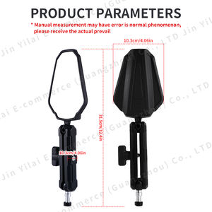 Manillar Modificado para Motocicleta, Espejo Retrovisor Lateral Plegable Universal para PCX160, GSXR650, NJNJA650, CBR650F, 1 Unidad - Product Image 2