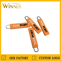 Logo personnalisé Nom Bagage Sac Boîte Valise Pvc Caoutchouc Tirette Étiquette de Fermeture Éclair, Étiquette de Fermeture Éclair