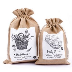 Bolsa de Lona de Algodón Crudo con Cordón, Personalizada con el Logotipo Orgánico GOTS - Product Image 3