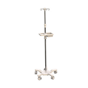 Soporte de suero Xinsheng con ruedas y bandeja, soporte de goteo portátil para uso hospitalario - Product Image 1