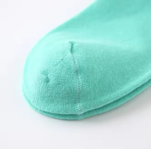 Wholesale Women's Solid Color Athletic Crew <b>Socks</b> Custom Logo Lightweight Cotton Various Colors for Girls <b>High</b> Quality - Product Image 5