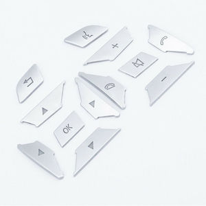 Calcomanías adhesivas embellecedoras para cubierta de botón de volante para Mercedes Benz E <span class=keywords><strong>C</strong></span> CLS GLA SLK clase W204 W176 W246 C117 W166 X205 R172 W212 - Product Image 5