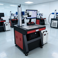 Machine de marquage laser UV haute précision 10W 355nm avec précision de 0,01 mm |   Nouveau système de refroidissement à eau 3D de table DXF/BMP/AI/DWG pour