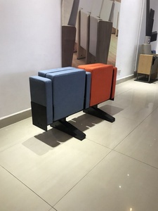 Patas móviles Silla de estudiante plegable Asientos de auditorio de teatro sin fijación de tornillo - Product Image 4