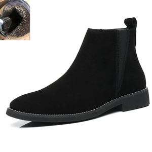 Botas de Invierno para Hombre, Estilo Nuevo, Botas Chelsea de Cuero, Botas Casuales para Hombre - Product Image 5