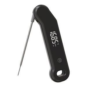 Thermomètre à viande numérique J&R pliable avec bouton tactile, lecture instantanée en 0,8s, étanche IP67, acier inoxydable 304 - Product Image 2