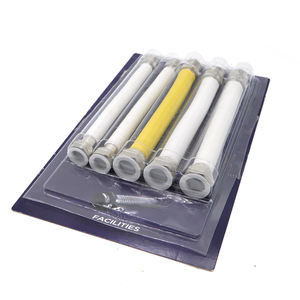 Ensemble de tuyaux flexibles ondulés série 300 en acier inoxydable 5 pièces Kit de connecteur de plomberie soudé pour robinet de chauffe-eau ANSI - Product Image 6