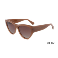 2027 Neue Vintage Mode Unisex Polarisierte Sonnenbrille Schildpatt-Acetat Katzenaugen-Design Leichtgewichtig Langlebig Komfortabel