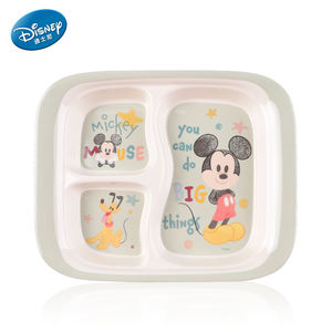 Assiette divisée Disney à 3 sections Vaisselle bébé pour enfants <span class=keywords><strong>Plat</strong></span> et assiette en mélamine pour salle à manger Vaisselle pour enfants - Product Image 5