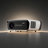 Projecteur Android TV en gros, OEM personnalisé, système Google, 1080p natif, 1850 ANSI, mise au point automatique TOF, WiFi 6, BT pour les acheteurs professionnels