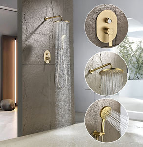 Nuevo juego <span class=keywords><strong>de</strong></span> grifos <span class=keywords><strong>de</strong></span> gama alta 59 juego <span class=keywords><strong>de</strong></span> grifos <span class=keywords><strong>de</strong></span> baño <span class=keywords><strong>de</strong></span> latón macizo <span class=keywords><strong>para</strong></span> Villa Hotel hogar Sistema <span class=keywords><strong>de</strong></span> <span class=keywords><strong>ducha</strong></span> <span class=keywords><strong>de</strong></span> bañera <span class=keywords><strong>de</strong></span> oro cepillado - Product Image 3