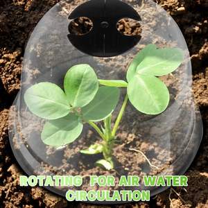 Couvertures de plantes Dôme d'hiver Couvertures en tissu pour plantes <span class=keywords><strong>Protection</strong></span> contre le gel Serre réutilisable en plastique Plantes d'extérieur d'animaux - Product Image 2