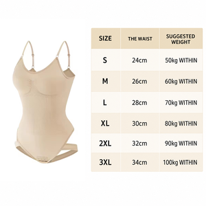 Body modellante da donna con cut-out posteriore, effetto push-up, senza cuciture, contenitivo pancia, a costine, traspirante, con spalline regolabili - Product Image 5