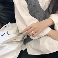 Vianrla — bague en argent Sterling Double pour filles, anneau de pouce enroulé autour du doigt, personnalisé, pour pouces