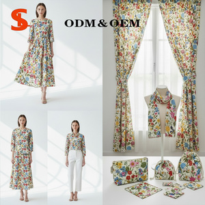 <span class=keywords><strong>Tissu</strong></span> popeline 100% coton peigné de haute qualité, impression numérique pour robes de femmes, chemises, vêtements pour enfants - Product Image 1