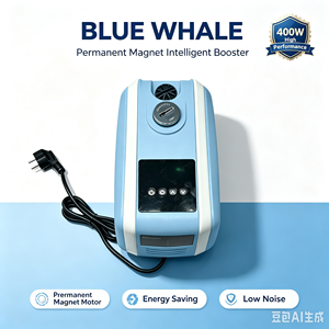 Pompe de surpression intelligente à aimant permanent AJP-400P 400W à économie d'énergie pour l'alimentation en eau du robinet domestique - Product Image 1