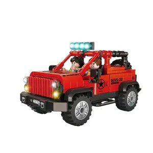 JXB Technic Land Rover Defender 343 pièces, jouet éducatif, Kit de construction, jouets pour bébé, ensemble de blocs de voiture, jouets de petite enfance